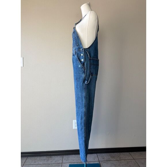 vintage Calvin Klein bib denim overalls - Picture 3 of 8